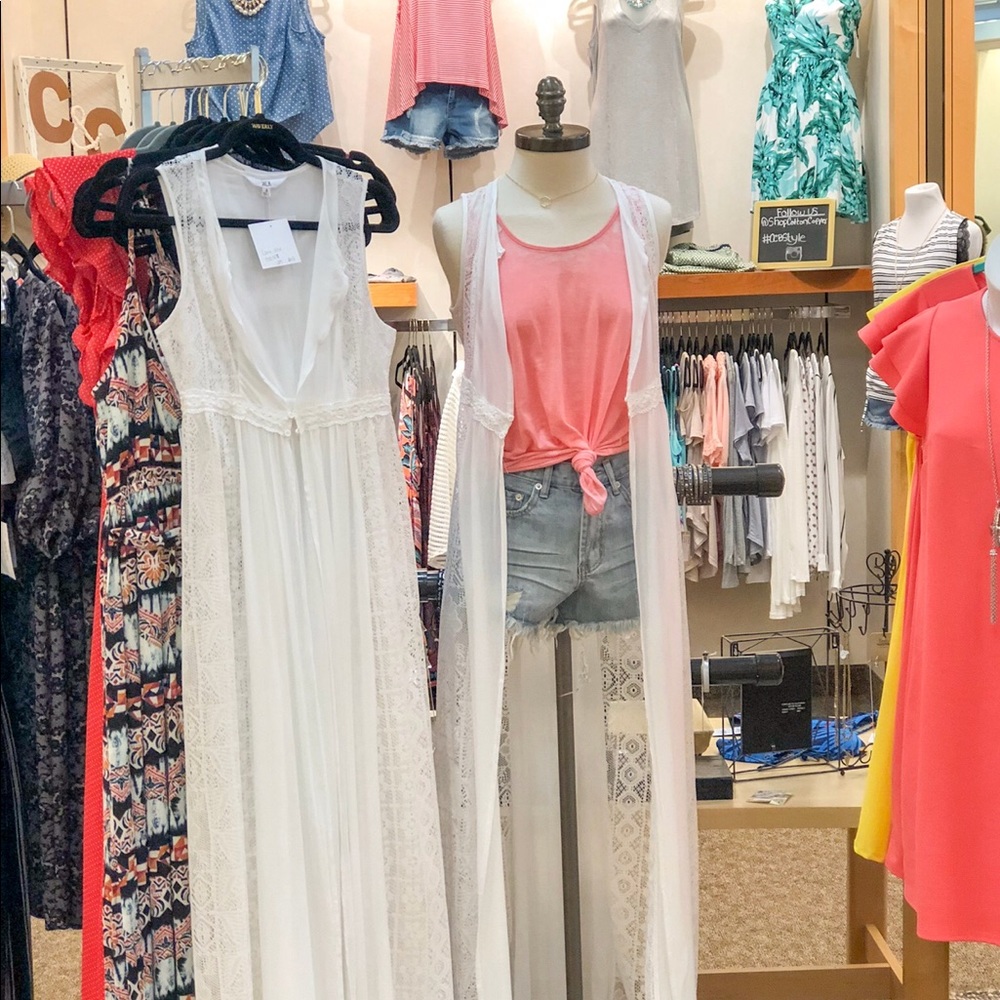 New with Tags: Lace Festival Vest